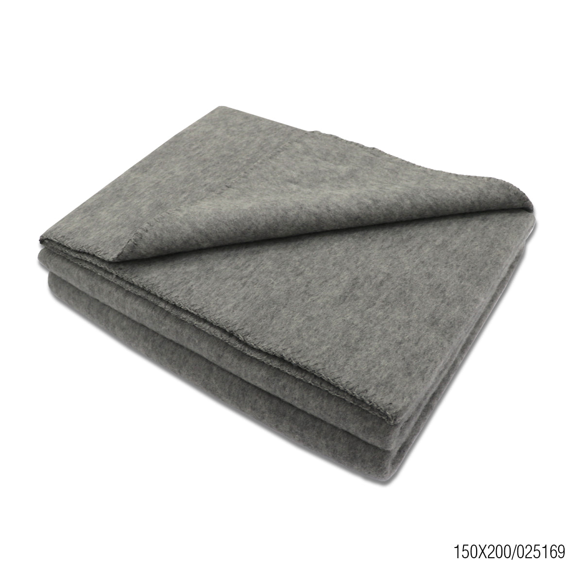 Sheep Wool Blanket, Grey