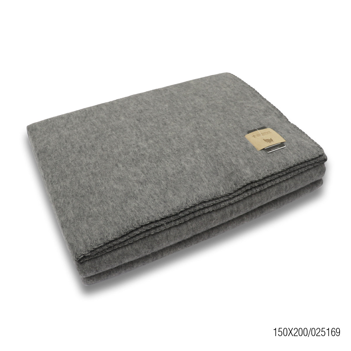 Sheep Wool Blanket, Grey