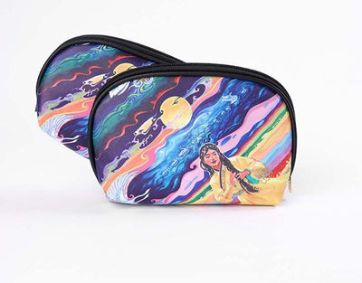 Double cosmetic bag