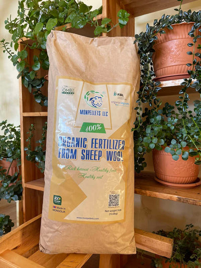 Monpellets Organic Fertilizer from Sheep Wool