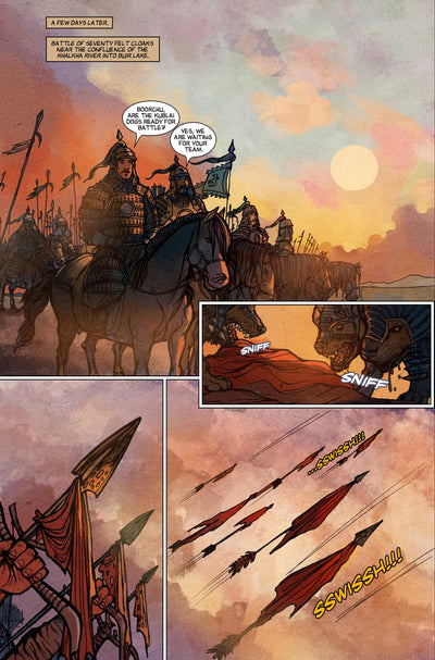 Son of the Great Steppe, Comics