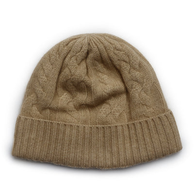 Cashmere beanie hat