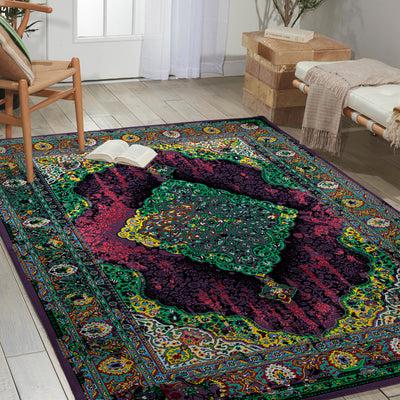 Abstract Multicolor Hunnu Carpet